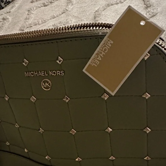 Michael Kors LG DOMME XBODY light sage Crossbody Bag